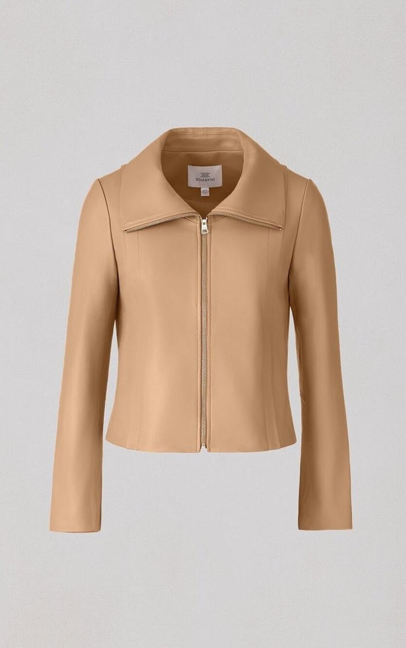 Soia & Kyo Paula Contour Jacket In Leather - M